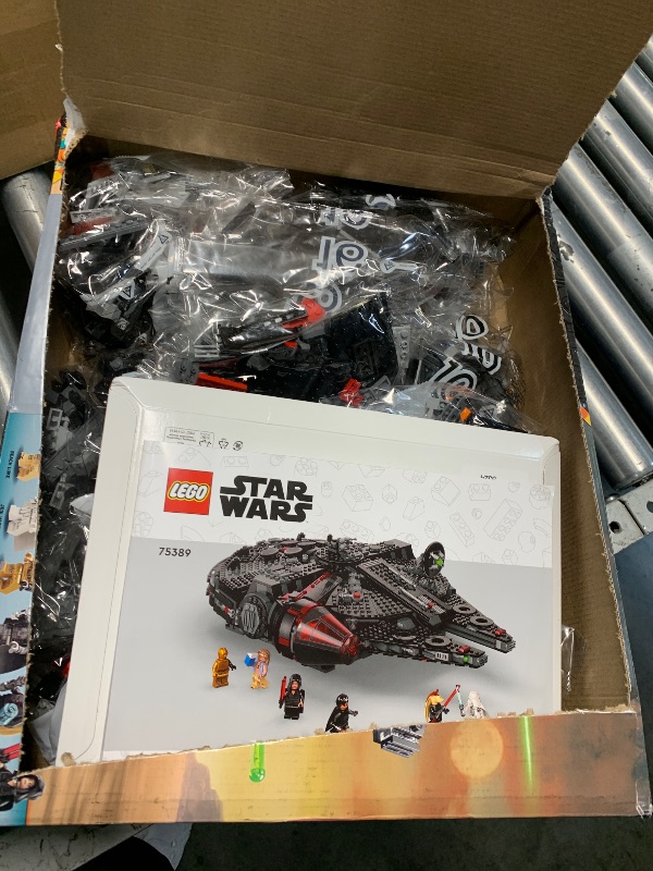 Photo 1 of LEGO Star Wars The Dark Falcon Buildable Starship, Star Wars Toy Vehicle Set for Boys and Girls, Collectible Millenium Falcon Toy with 6 Star Wars Minifigures, Birthday Gift for Kids or Any Fan, 75389