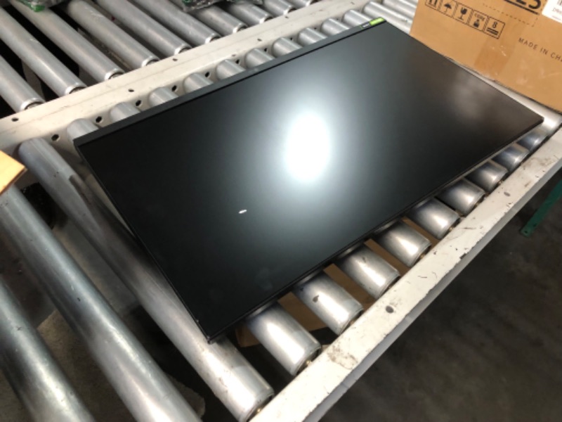 Photo 1 of ****(MISSING POWER CORD/ UNABLE TO TEST)***LG 27GS75Q-B 27-inch Ultragear QHD (2560x1440) Gaming Monitor, 180Hz (O/C 200Hz), 1ms, IPS, NVIDIA G-SYNC Compatible, AMD FreeSync, HDR10, Tilt/Height/Pivot Stand, HDMI, DisplayPort, Black