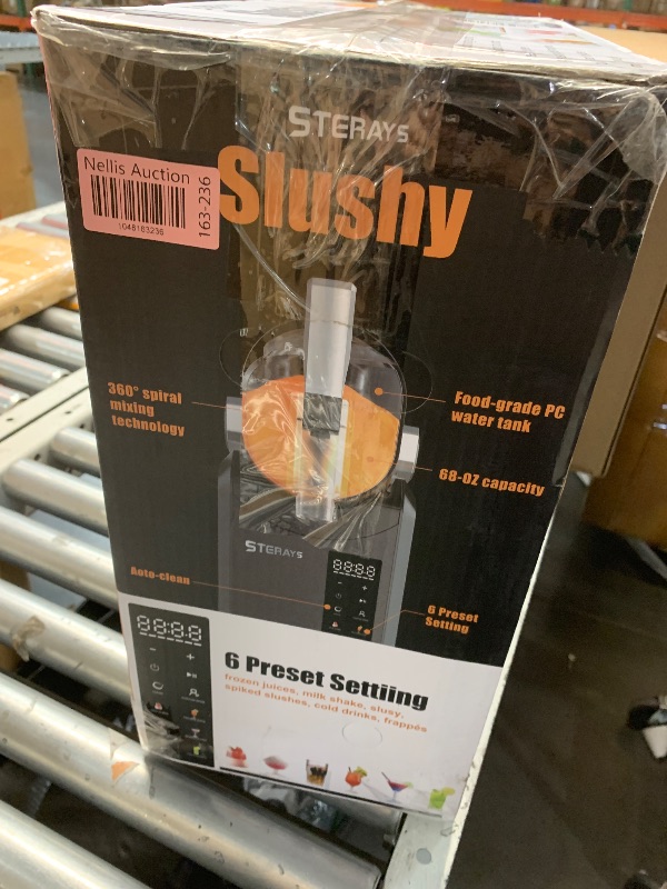 Photo 1 of Slushie Machine,Slushy Machine for Home,6 Pre-Set Programs, Auto Clean Function,No Ice Needed, Commercial Frozen Drink Machine for Milkshake,Frappe,Margarita,Cold Drink,Slush and More