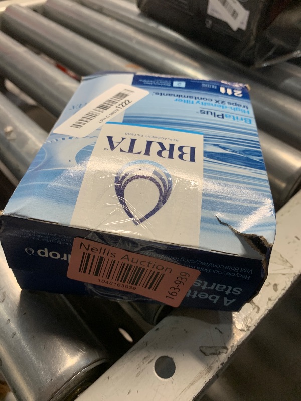 Photo 1 of Brita Plus Water Filter, BPA-Free, High-Density Replacement Filter for Pitchers and Dispensers, Reduces 2x Contaminants*, Lasts Two Months or 40 Gallons, Includes 2 Filters