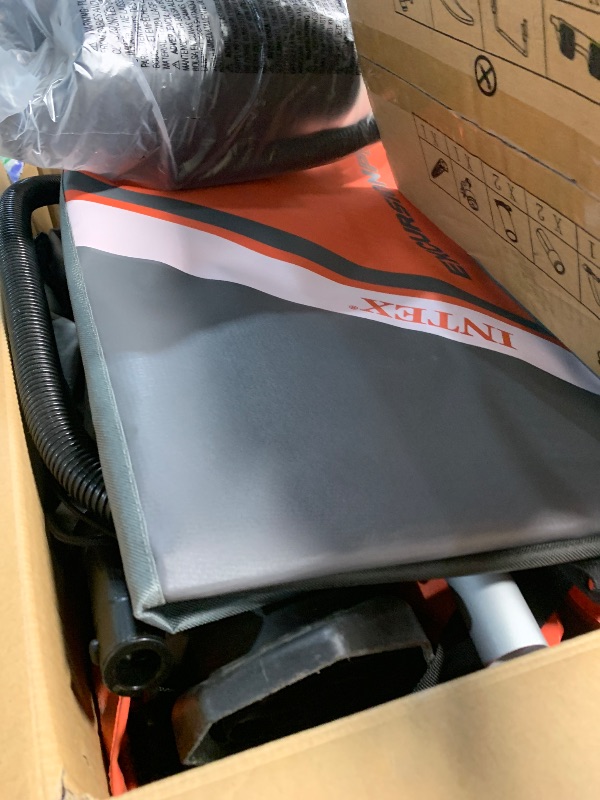 Photo 1 of INTEX 68303EP Excursion Pro K1 Inflatable Kayak Set: Includes Deluxe 86in Kayak Paddles and High-Output Pump – SuperTough PVC – Adjustable Bucket Seat – 1-Person – 220lb Weight Capacity