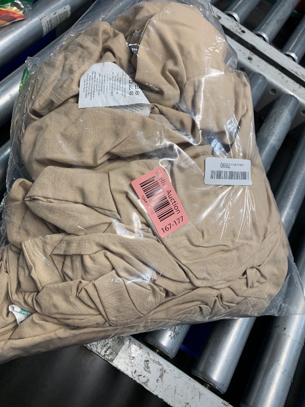 Photo 1 of Bedsure Khaki Duvet Cover Queen Size - 3 Pieces Prewashed Extra Soft Bedding Set, Includes 1 Duvet Cover 90x90 Inches with Zipper Closure & 2 Pillow Shams, Comforter Not Included