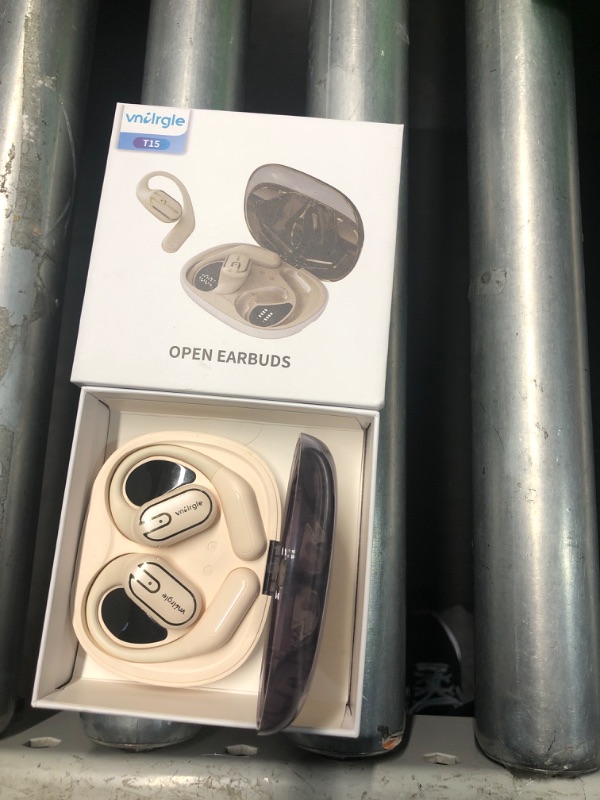 Photo 1 of (only one works) Open Ear Headphones Earbuds wireless - 5.4 Bluetooth Ear Buds with LED Digital Display IPX7 Waterproof, Wireless Headphones 