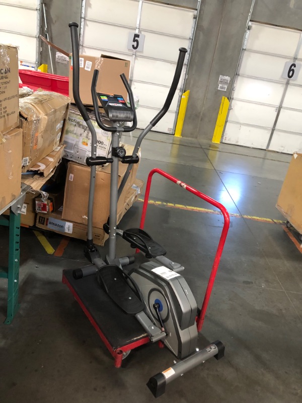 Photo 1 of *** TRUCK/TRAILERPICK UP** Marcy Magnetic Elliptical Trainer Cardio Workout Machine with Transport Wheels NS-40501E