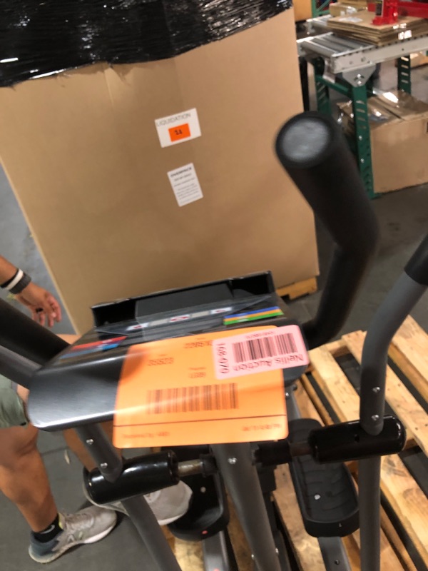 Photo 1 of *** TRUCK/TRAILERPICK UP** Marcy Magnetic Elliptical Trainer Cardio Workout Machine with Transport Wheels NS-40501E