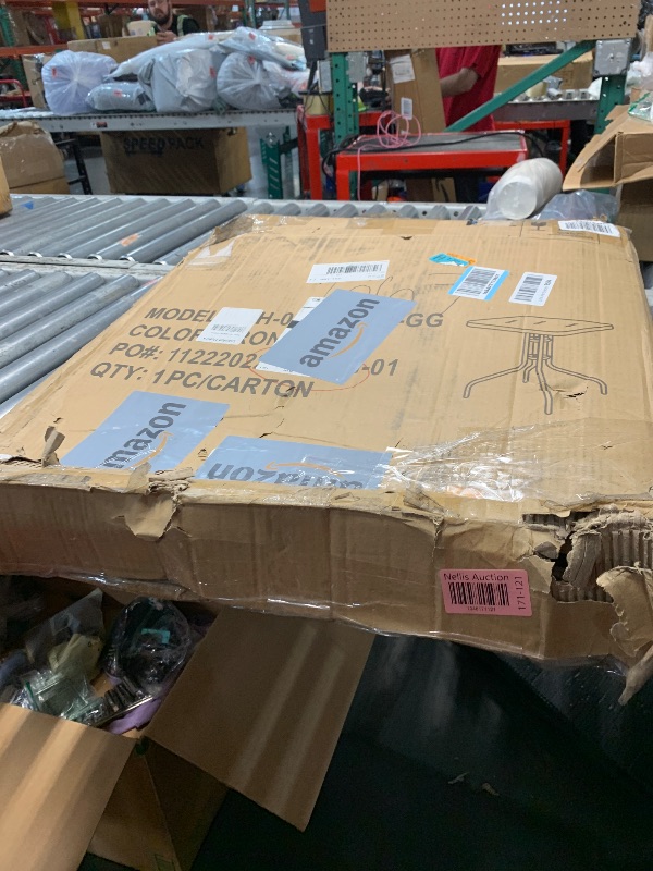 Photo 1 of **Parts Only** Flash Furniture Barker 23.5'' Square Tempered Glass Metal Table, Bronze