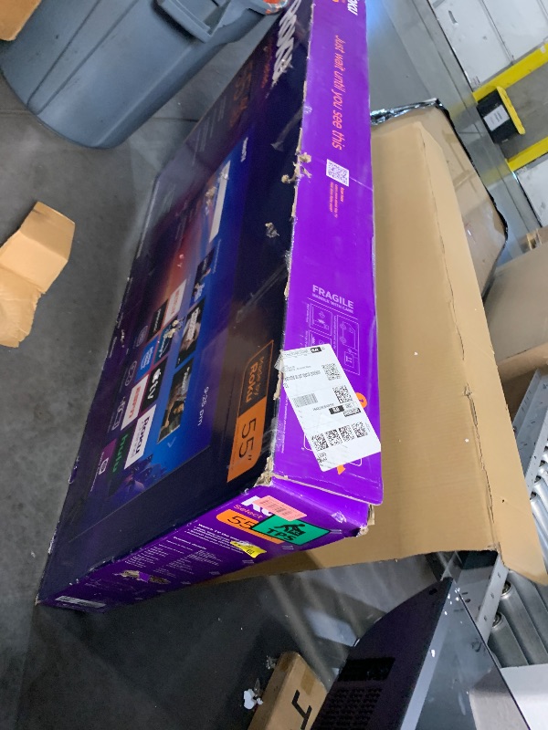 Photo 1 of ***BROKEN***
Roku Smart TV 2025 – 55-Inch Select Series, 4K HDR TV – Roku TV with Enhanced Voice Remote – Flat Screen LED Television with Wi-Fi for Streaming Live Local News, Sports, Family Entertainment