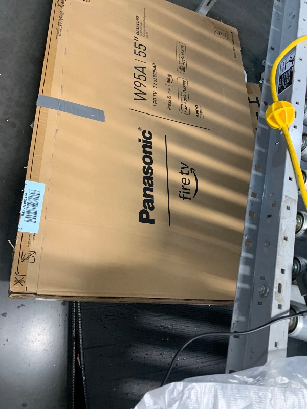 Photo 1 of ***BROKEN****
Panasonic W95 Series 55-inch Mini LED 4K Ultra HD Smart Fire TV, Sport Stadium Mode, ATSC3.0, Dolby Vision IQ, Dolby Atmos, HDR10+ Adaptive, Press and Ask Alexa, 144Hz, Wall-mountable - 55W95AP