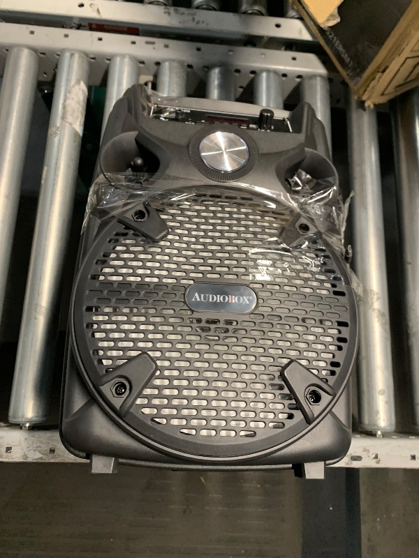 Photo 1 of ***(PARTS ONLY/ NON FUNCTIONAL)***Audiobox ABX-82S Portable 8" PA Speaker with Stand, WaveSync™ Technology, Bluetooth, LED Lights, 1100W - Includes Microphone & USB Cable