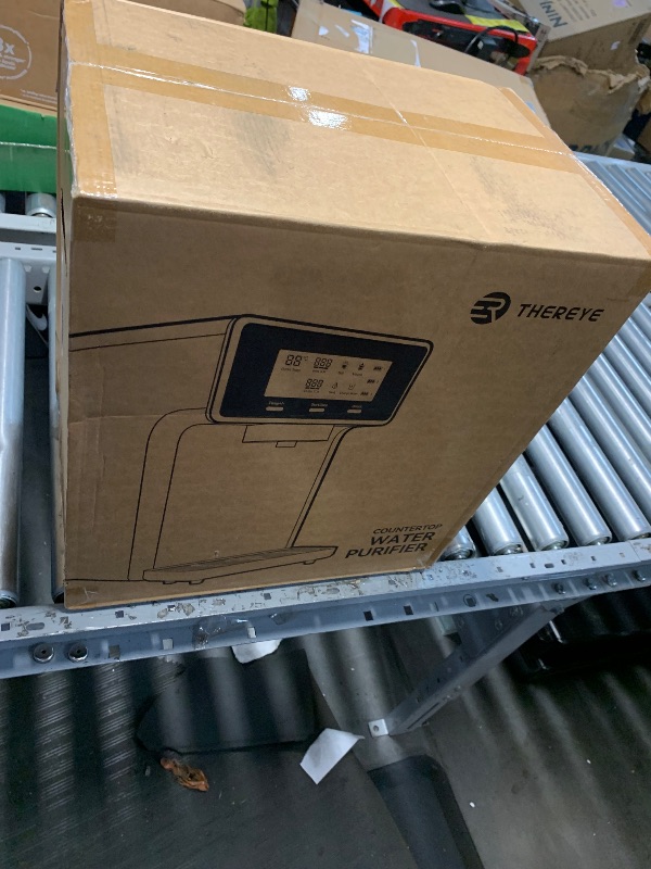 Photo 1 of (MISSING POWER CORD) (UNTESTED) Thereye Countertop Water Filter Reverse Osmosis System, 7 Stage Purification, Instant Heating Portable RO Filtration, BPA Free Water Purifier 2:1 Pure to Drain for Home RV (No Installation Needed)
