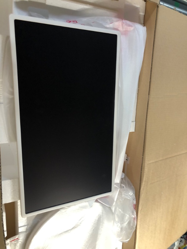 Photo 1 of *** missing power cords*** LG 27-Inch Class StanbyMe 1080p-Portable Touch-Screen-Monitor 27ART10AKPL, Built-in Battery, Full Swivel Rotation, 60Hz Refresh Rate, Calming Beige