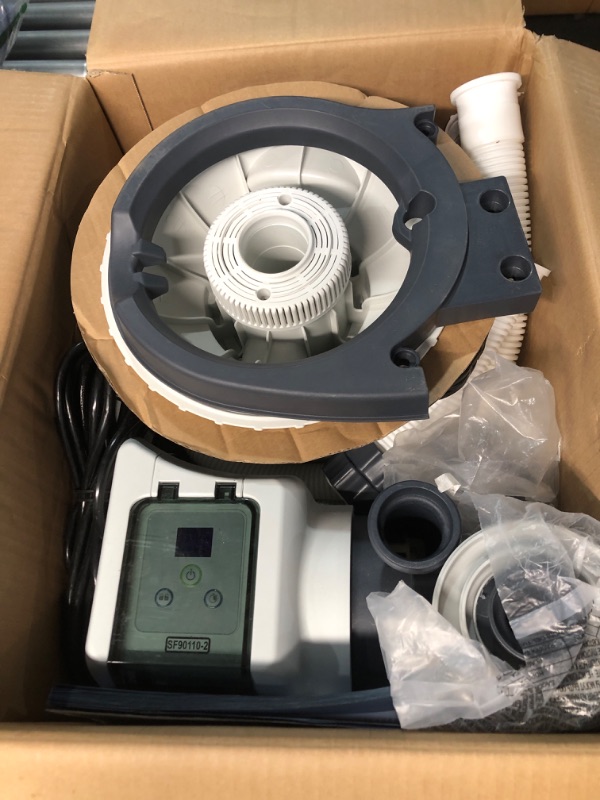 Photo 1 of (PARTS) (NOT A COMPLETE SET) (NOT FUNCTIONAL) INTEX SX1500 Krystal Clear Sand Filter Pump for Above Ground Pools: 1500 GPH Pump Flow Rate – Improved Circulation and Filtration – Easy Installation