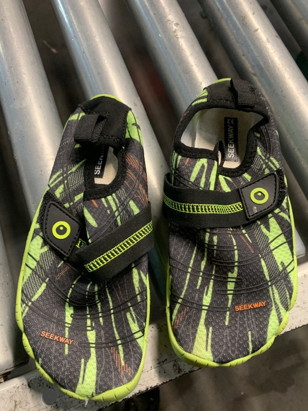 Photo 1 of ***(HEAVILY USED/ MINOR DAMAGE)***SEEKWAY Barefoot Water Shoes for Kids - Wide Toe Box and Quick-Dry Sand Shoes Toddler for Hiking Swim Beach Pool Kayak Sport Accessories, Camping Essentials Must-Haves for Boys Girls Sizes