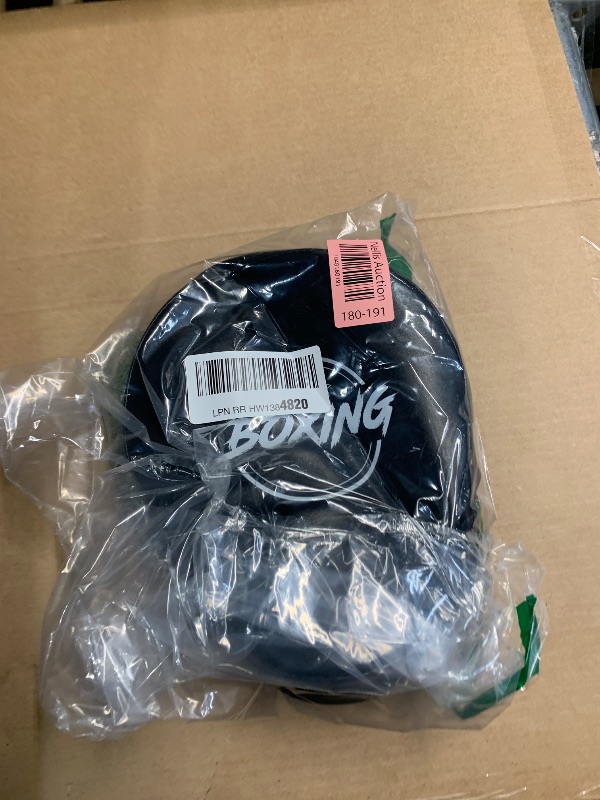 Photo 1 of ***SINGLE GLOVE***Valleycomfy Boxing Curved Focus Punching Mitts- Leatherette Training Hand Pads,Ideal for Karate, Muay Thai Kick, Sparring, Dojo, Martial Arts(Black)