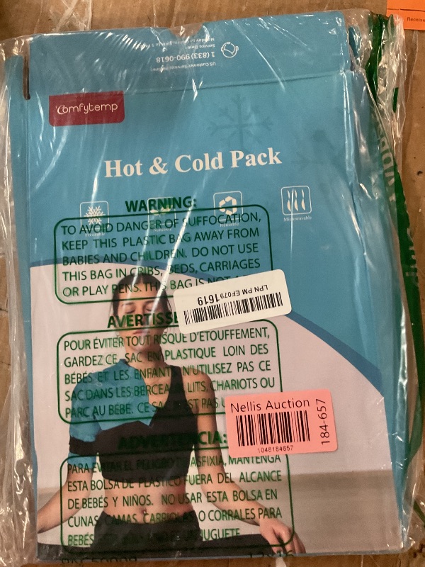 Photo 1 of ***(HEAVILY USED/ MINOR DAMAGE)***Comfytemp Shoulder Ice Pack Rotator Cuff Cold Therapy Wrap, FSA HSA Eligible, Ice Packs for Injuries Reusable Gel, Instant Compression for Shoulder Pain Relief, Surgery Recovery Gifts (Large)