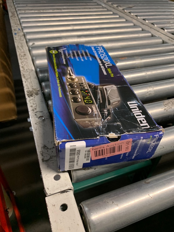 Photo 1 of Uniden PRO520XL Pro Series 40-Channel CB Radio. Compact Design. ANL Switch and PA/CB Switch. 7 Watts of Audio Output and Instant Emergency Channel 9. - Black