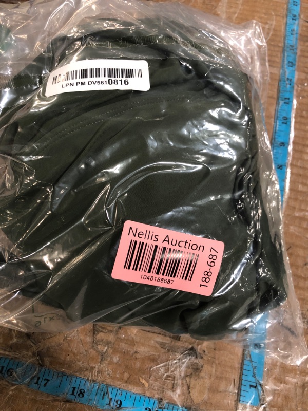 Photo 1 of Aidonger One Piece Swimdress Tummy Control Ruffle Swimsuit for Women Tie Knot Swim Dresses V Neck Bathing Suit Skirt Army Green