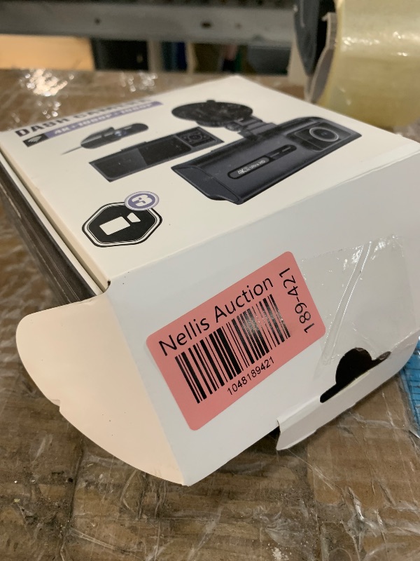 Photo 1 of (missing pieces) 3 Channel 5G WiFi Dash Cam, 4K+1080P+1080P Dash Cam Front and Rear Inside with 64GB Card, 3.16” IPS Screen, G-Sensor