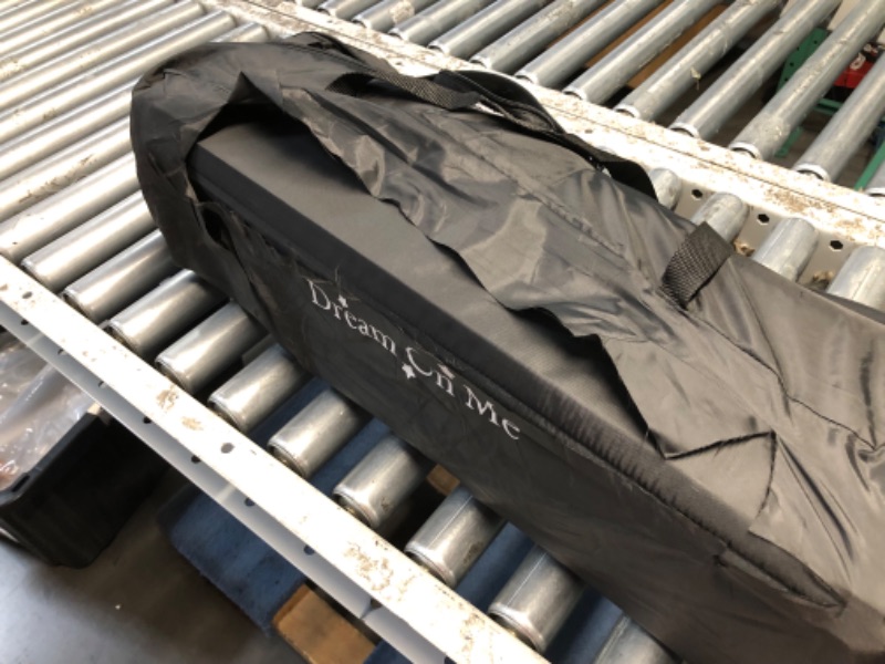 Photo 1 of ***DAMAGED - CARRY CASE SLASHED***
Dream On Me Zazzy Portable Playard with Bassinet in Black, Lightweight Packable and Easy Setup Baby Playard with Mattress and Travel Bag