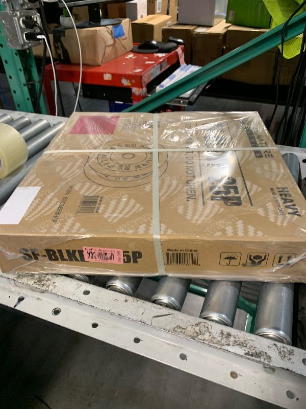 Photo 1 of ***FACTORY SEALED OPENED FOR INSPECTION******
Fitvids 2" Olympic Bumper Plate Weight Plates with Steel Hub, 25LB, Pair