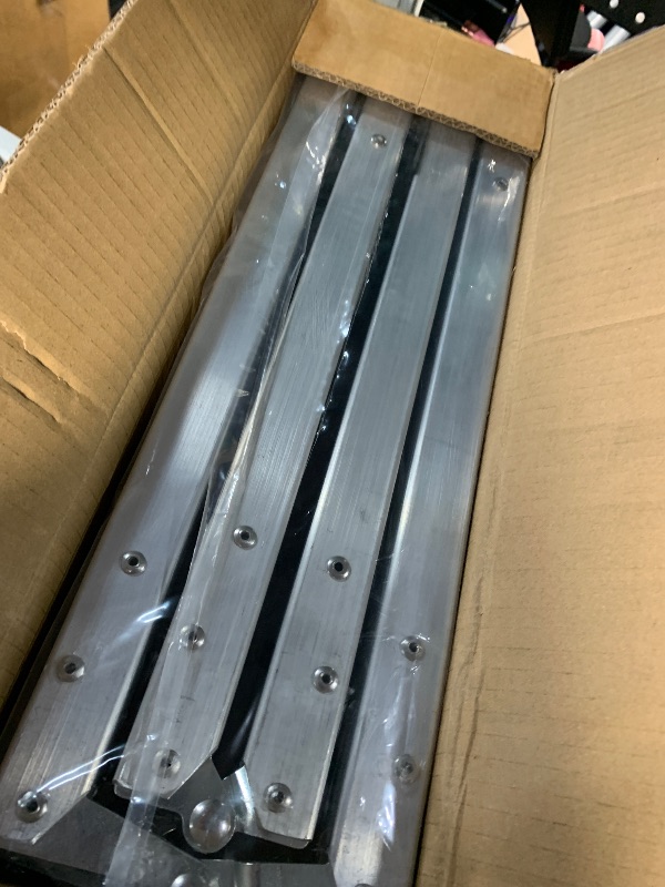 Photo 1 of ???? ???????? Dog Ramp for Car (330 lbs), Extra L71” W17” Folding Pet Ramp for Large Dogs with with Heavy Duty Hinges, Outdoor Anti-Slip Foldable Dog Car Ramps for SUV Truck Side Door