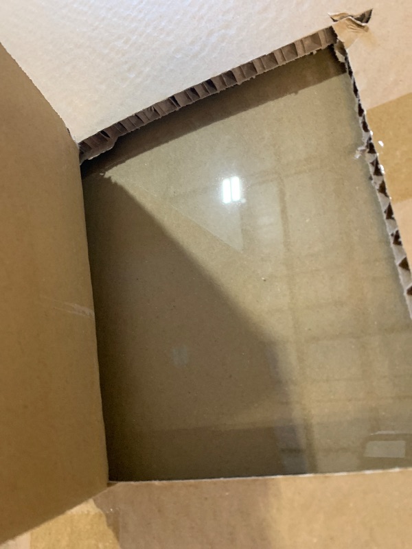 Photo 1 of ***FACTORY SEALED***OPENED FOR INSPECTIN-***[Tempered Glass] 40" x 80" Glass Chair Mat, 1/5" Thick Office Chair Mat for Carpet or Hardwood Floor, Heavy Duty Hard Chair Mats with Round Corner and Polished Edge, Carpeted Floor Protector