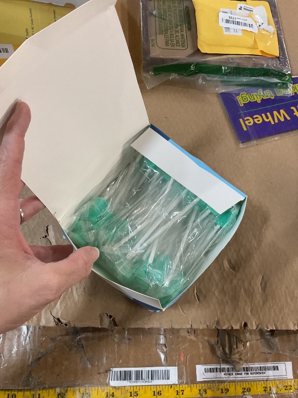Photo 1 of (50 Pack) Disposable Oral Swabs, Sterile Dental Sponge Swabsticks Unflavored for Mouth & Gum Cleaning
