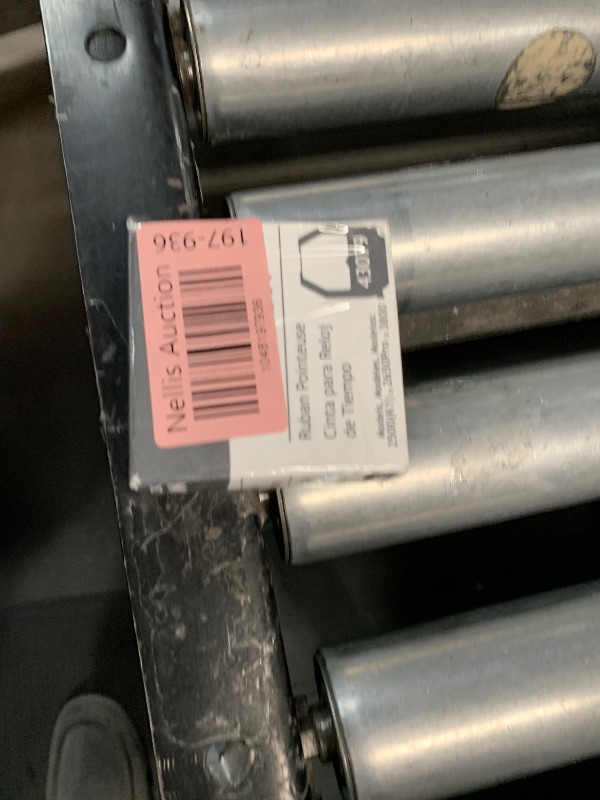 Photo 1 of Pyramid Time Systems - Genuine and Authentic Time Clock Replacement Ribbon (43079) Compatible with Pyramid 3800, 2500, 2500K1, 2650 Pro Time Clocks, Black Ink Ribbon Cartridge