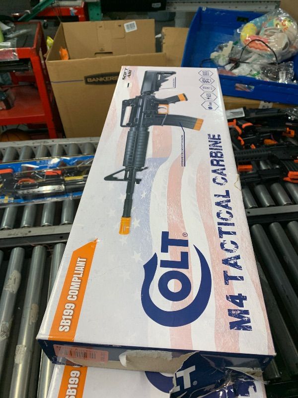 Photo 1 of (damaged)(sold for parts)(see images) Colt M4A1 Carbine AEG Airsoft Rifle
