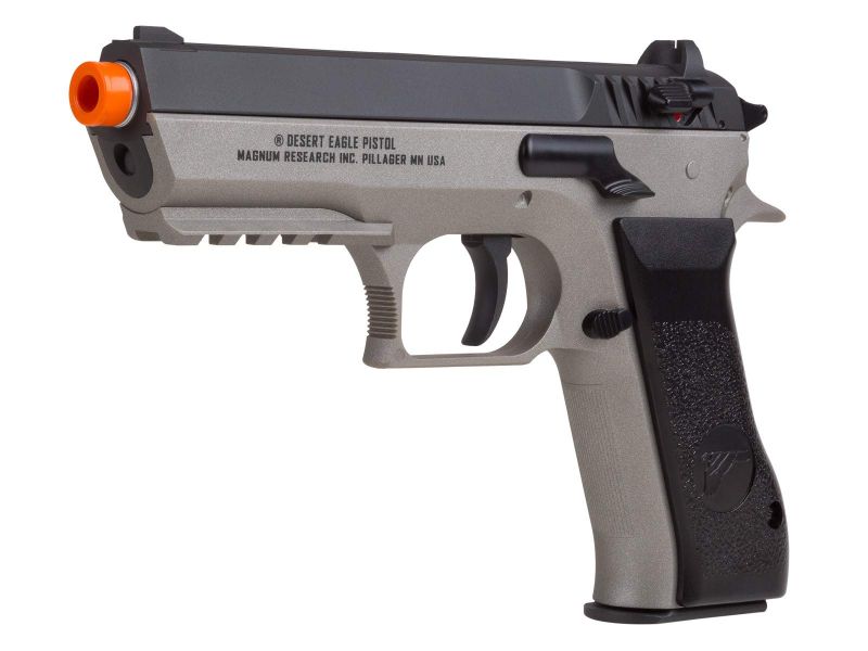 Photo 1 of ***(PARTS ONLY/ MAJOR DAMAGE/ NON FUNCTIONAL)***CyberGun Magnum Research Baby Desert Eagle CO2 NBB with Metal Slide- Black, Gry CO2 Pistols