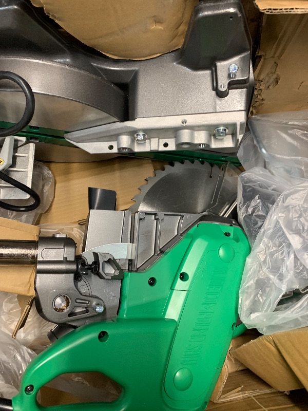 Photo 1 of ***PARTS ONLY***Metabo HPT 10-Inch Sliding Compound Miter Saw, Double-Bevel, Electronic Speed Control, 12 Amp Motor, Electric Brake, 5-Year Warranty (C10FSBS)