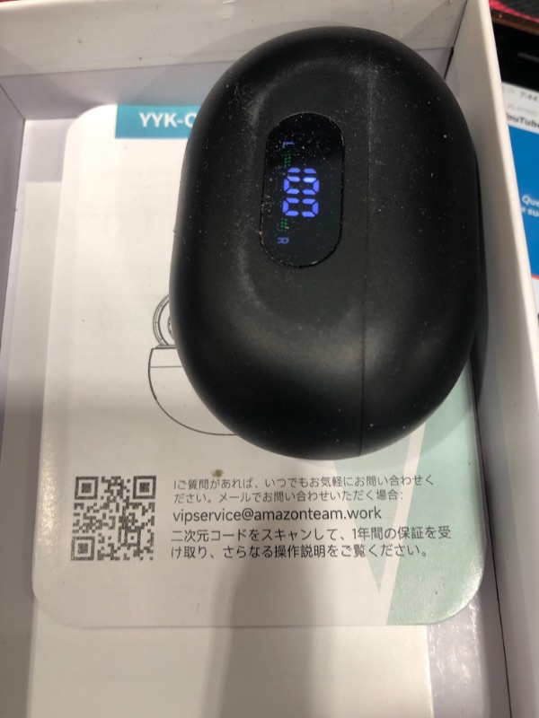 Photo 1 of **Charger not included*** AI Translation Earbuds Real Time 144 Languages Translator Ear Buds Audifonos Traductores Inglés Español Wireless Clip On Earbuds Bluetooth Headphones for Travel Business Meeting Learning Black