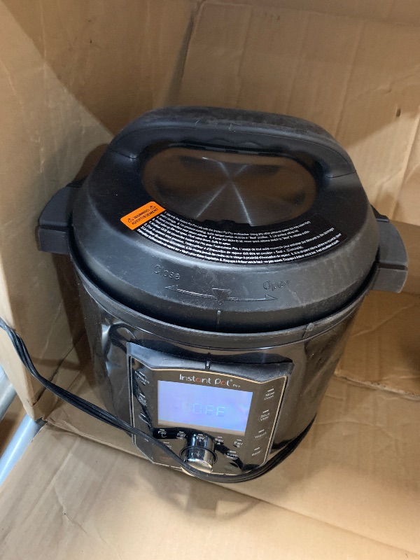 Photo 1 of (used)(damaged)(powers on) Instant® 6qt Pro Electric Pressure Cooker