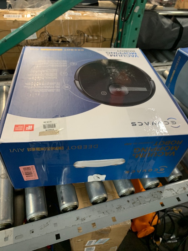 Photo 1 of ***PARTS ONLY***ECOVACS Deebot T8 AIVI Robot Vacuum Cleaner For Floors,Carpet, Vacumming and Mopping in One-Go, Laser Mapping, Smart AI Object Recognition, On-Demand Live Video, Custom Clean, 3+ Hours of Runtime