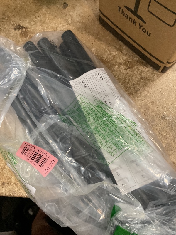 Photo 1 of 1 Inch Curtain Rods for Windows, 32 to 144 Inch Black Rustic Curtain Rod Set, Modern Design Drapery Tubes with Brackets Room Divider, For Indoor and Outdoor