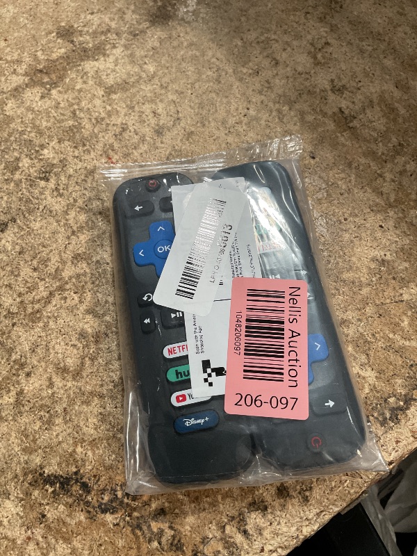 Photo 1 of (Pack of 2) Replacement-Remote-Control for Roku-TV,Compatible for TCL Roku/Hisense Roku/Onn Roku/Philips Roku Smart TVs(Not for Roku Stick and Box)