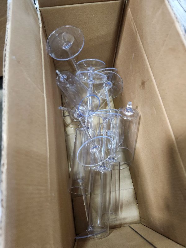 Photo 1 of ***************MISSING 12*************
Ciaell 24 Pack Plastic Champagne Flutes - Clear 6 Oz Disposable Champagne Glasses - Square Plastic Toasting Glasses for Party Birthday Anniversary Wedding