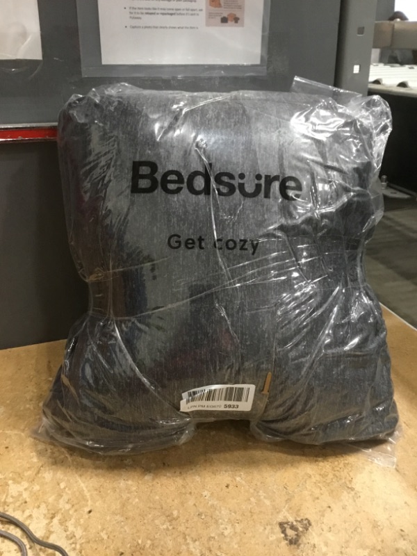 Photo 1 of Bedsure King Comforter Set - Cooling and Warm Bed Set, Dark Grey Reversible Bedding for All Season, 3 Pieces, 1 King Size Comforter (102"x90") and 2 Pillow Cases (20"x36")