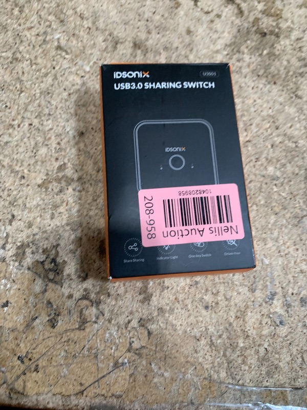 Photo 1 of iDsonix USB 3.0 Switch 1 in 2 Out(2 in 1 Out) Bi-Directional, USB Switch 2 Computers Share 1 Device for Printer,Scanner,Keyboard, USB Sharing Switch with 2pcs A to A 3.3ft Cables