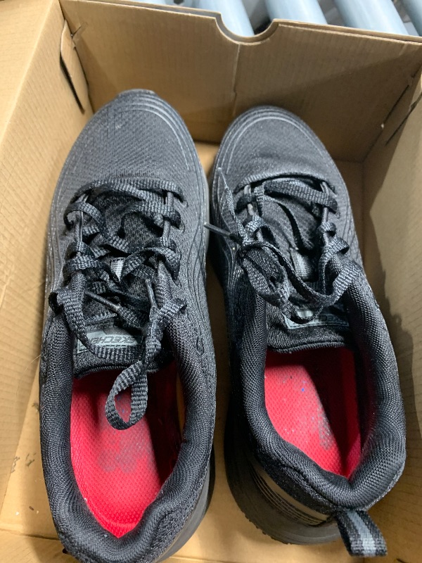 Photo 1 of ***(HEAVILY USED/ MINOR DAMAGE)***Skechers Women's Relaxed Fit Max Cusioning Elite SR Outsole Health Care Professional Shoe, Black, 8
