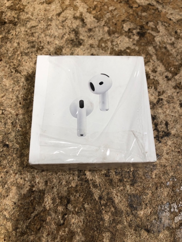 Photo 1 of *ACCOUNT LOCKED* Apple AirPods 4 Wireless Earbuds, Bluetooth Headphones, with Active Noise Cancellation, Adaptive Audio, Transparency Mode, Personalized Spatial Audio, USB-C Charging Case, Wireless Charging, H2 Chip