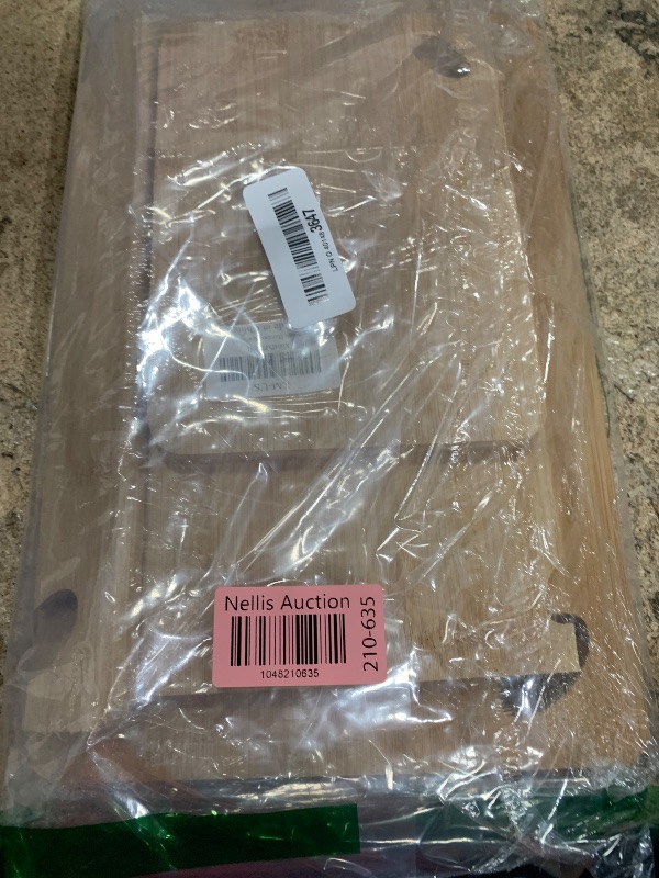Photo 1 of **ONLY 2, MISSING 1**Viretang Wood Cutting Boards for Kitchen, Cutting Board Set of 3 Chopping Board for Meat/Vegetables/Cheese Knife Friendly Serving Tray with Holes