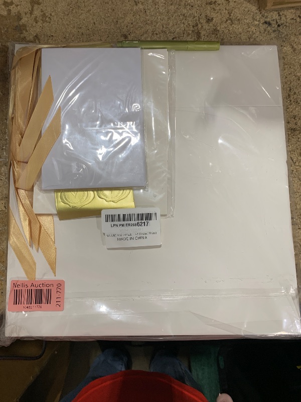 Photo 1 of 10 Pack Large White Gift Boxes with Lid, Bridesmaid Proposal Box with Envelopes and Cards Pen Sticker for Bridesmaid Gift,Wedding,Birthday,12×9.8×3.1 Inch