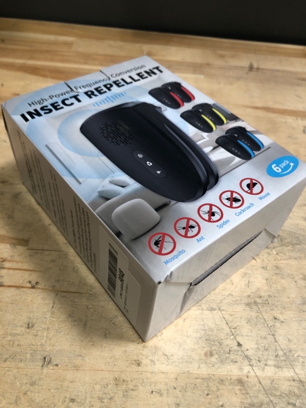 Photo 1 of (2025 Upgraded) Ultrasonic Insect & Pest Indoor Repeller, Plug-in Control Device Repellent for Rodent, Mice, Rats, Roaches, Bugs, Ants, Spiders, Mosquitoes, Home, 3 Mode Switching (6 Pack)LPNO405849048
