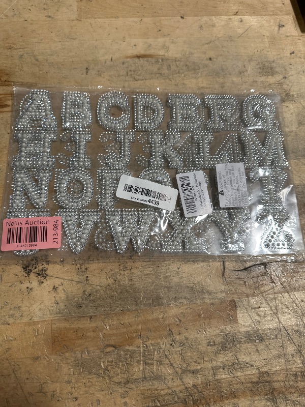 Photo 1 of 107pcs Pearl Rhinestone Self Adhesive Letter Stickers 3 Sheets A-Z Glitter Pearl Alphabet Stickers and 1 Sheet 0-9 Number Sticker 3D Bling Letter Sticker for DIY Crafts (White+White)