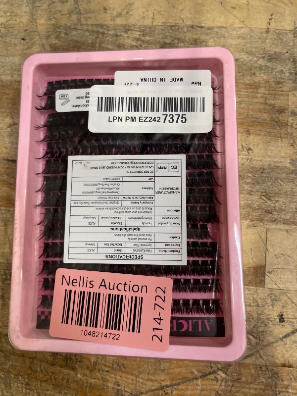 Photo 1 of 280Pcs Wispy Individual Lashes DIY Eyelash Extensions 8-16MM D-Curly Lash Extensions Lash Clusters 80D Cluster Eyelashes DIY at Home by ALICE