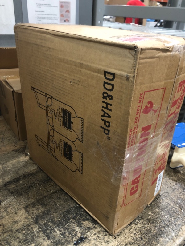 Photo 1 of 1 Gallon Glass Drink Dispensers For Parties 2PACK.Beverage Dispenser?Drink Dispenser With Stand And Stainless Steel Spigot 100% Leakproof.Glass Drink Dispenser With Ice Cylinder. Lemonade