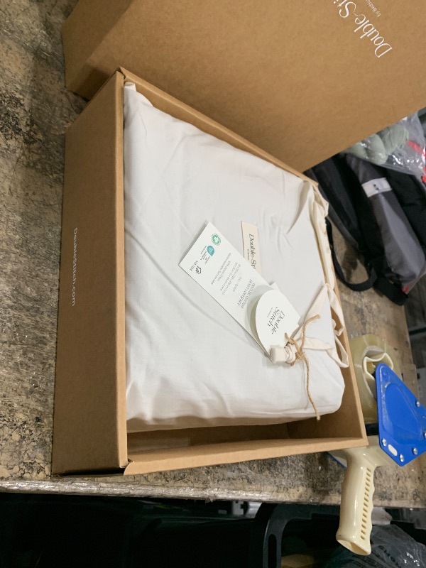 Photo 1 of ***PHOTO FOR REFERENCE** Double Stitch 100% Organic Cotton Duvet Cover - Soft 3 Piece Bedding Set Queen Size, 300 TC Luxury Hotel Sateen Weave, GOTS Certified Long Staple Cotton, Made in India, BLUE