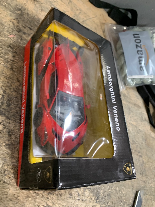 Photo 1 of *** missing remote****   QUN FENG Remote Control RC CAR Racing Cars Compatible with Lamborghini Veneno Officially Licensed 1:24 Toy RC Cars Model Vehicle for Boys 6,7,8 Years Old,red