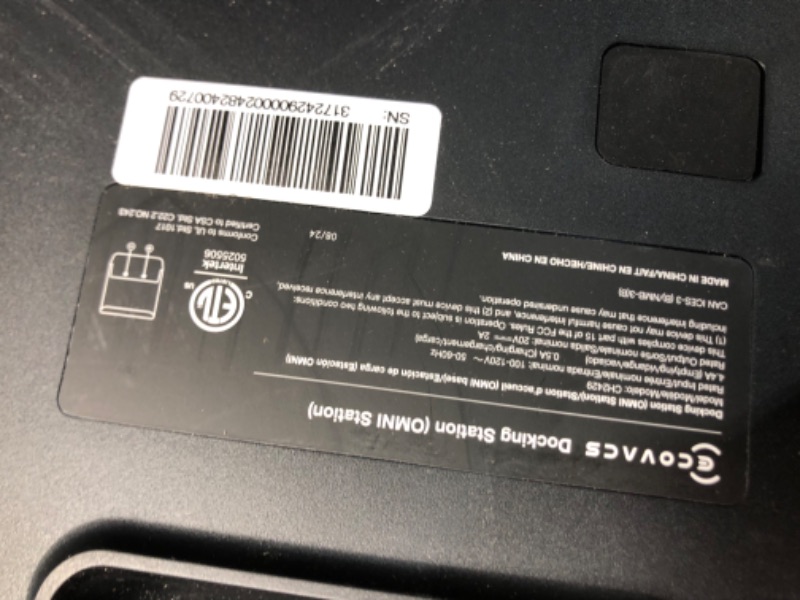 Photo 1 of ***FOR PARTS, HEAVILY USED - INCOMPLETE - SEE COMMENTS***
ECOVACS DEEBOT X9 PRO Omni Robot Vacuum and Mop, Blast™ 16,600Pa Suction, OZMO Roller Instant Self-Washing Mopping, ZeroTangle™ 3.0, Triple Lift System, AI Smart Navigation, Hands-Free Omni Station
